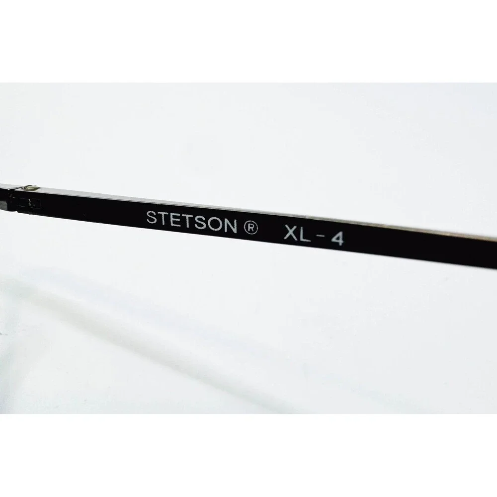 Stetson Eyeglass Frames Mens Brown Aviator XL-4 Zyloware 194 56-18-145